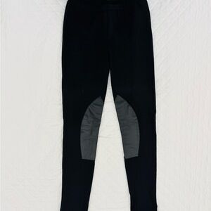 Lafayette 148 leather accent riding legging pants